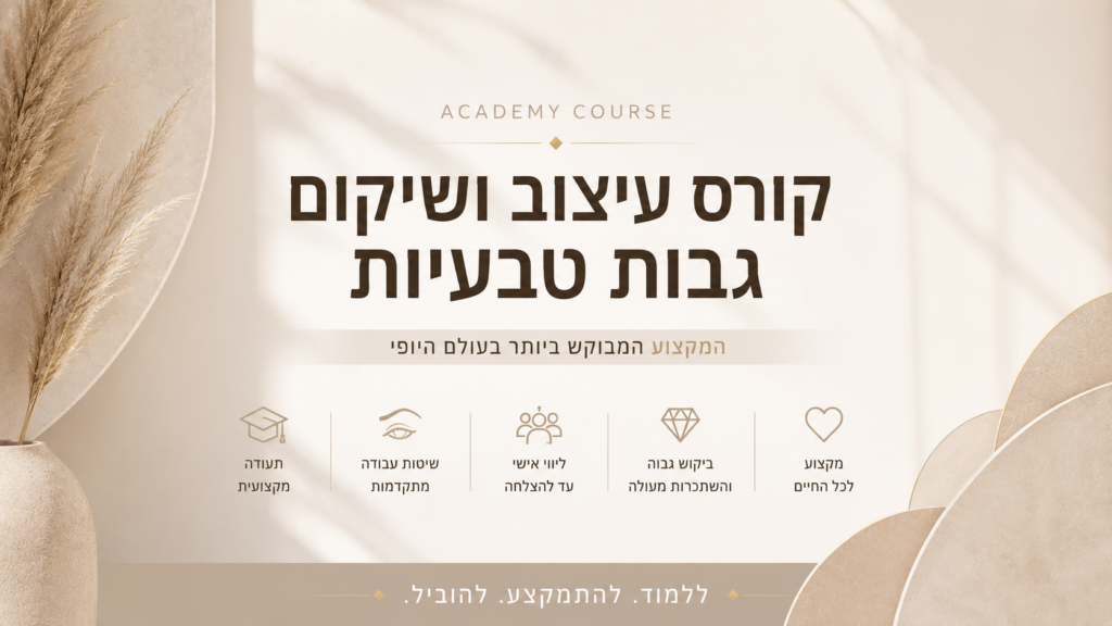 פוסטר פרסום של קורס
